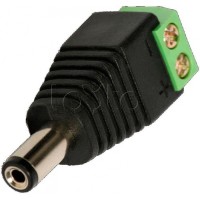 Разъем питания штекер 2.1х5.5 с быстрозажимной колодкой (50шт/уп) REXANT (14-0314-2)