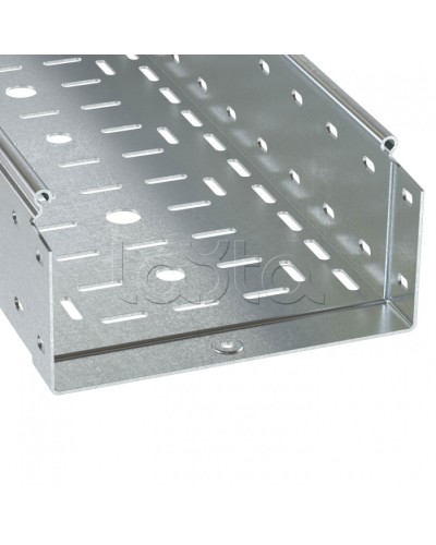Лоток перфорированный 300х100 L=3000мм толщина 1.0мм горячеоцинкованный DKC 3534410HDZ в Октябрьском Кабельные лотки Pintop.ru