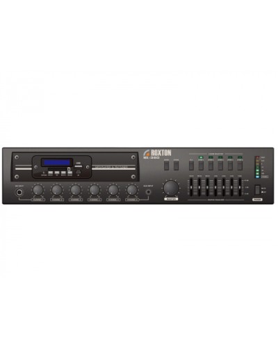 Микшер-усилитель 600 Вт ROXTON MX-600 в Октябрьском Система оповещения и трансляции Roxton Pintop.ru