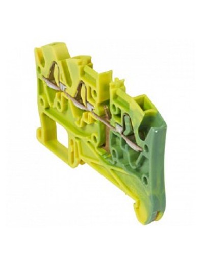 Клемма 4х5 1вх/2вых заземление Legrand 037210 в Октябрьском Клеммные колодки Pintop.ru