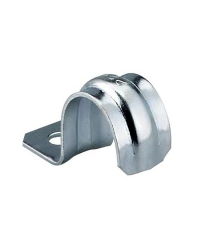 Скоба крепления металлическая однолапковая 12 мм Промрукав в Октябрьском Держатели, клипсы, скобы Pintop.ru