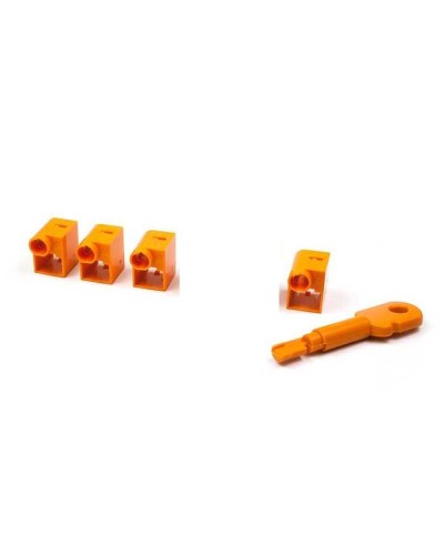 Комплект заглушек порта RJ-45 (6 шт.) + ключ, черный LANMASTER (LAN-SEC45-PL-SET-BK) в Октябрьском Коммутационные изделия Pintop.ru