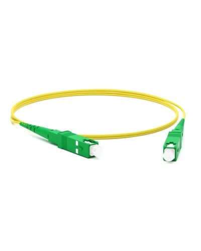 Патч-корд волоконно-оптический Hyperline FC-S2-9-FC/AR-SC/AR-H-15M-LSZH-YL в Октябрьском Патч-корды оптические Pintop.ru