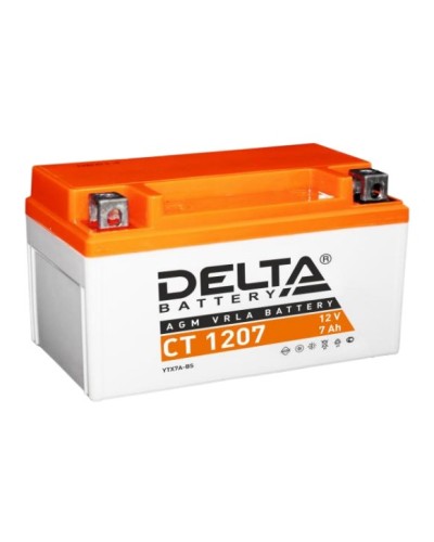 Аккумулятор АКБ 12 - 7 Delta CT 1207* в Октябрьском Электротехническое оборудование Pintop.ru