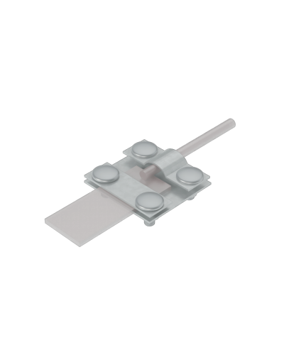 Контрольный соединитель полоса до 40 мм пруток Ø 5-10 мм КМ-Профиль (KS-B40-D5-10) в Октябрьском Монтажные материалы Pintop.ru