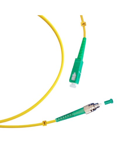 Шнур оптический simplex FC/APC-SC/APC 9/125 sm 20м LSZH Cabeus FOP(s)-9-FC/APC-SC/APC-20m в Октябрьском Патч-корды оптические Pintop.ru