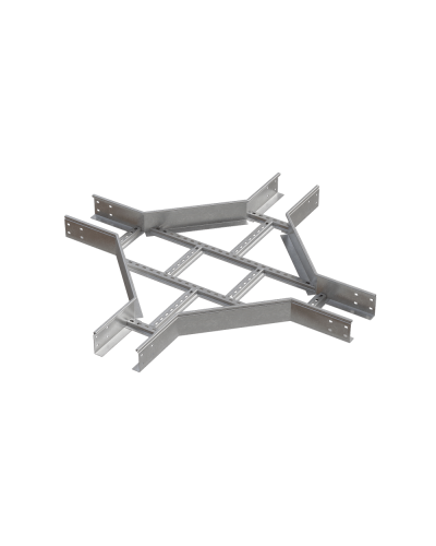 Х-разветвитель лестничный 100х500х1,2 мм N КМ-профиль (LXD100-500-1.2 N) в Октябрьском Аксессуары для лотков Pintop.ru