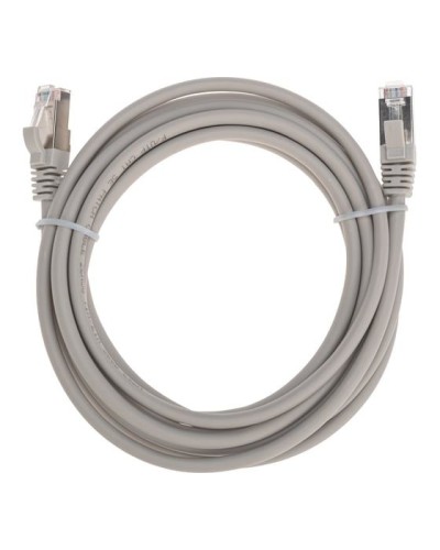 Патч-корд F/UTP, CAT 5e, RJ45-RJ45, 26AWG, LSZH, серый, 3м REXANT 02-0110-3 в Октябрьском Патчкорды (медные) Pintop.ru