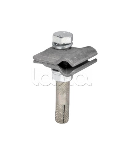 Зажим прута унив. малый 51510 HZ (30x30мм) с анкером EKF PROxima (lp-51511) в Октябрьском Крепежные изделия Pintop.ru