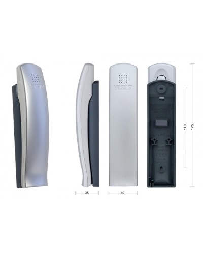 Трубка переговорная Vizit УКП-7M в Октябрьском Многоабонентные устройства Pintop.ru