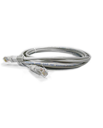 Патч-корд RJ45 - RJ45, 4 пары, UTP, категория 6, 1 м, серый, LSZH LANMASTER LAN-PC45/U6-1.0-GY в Октябрьском Патч-корды и пигтейлы Pintop.ru