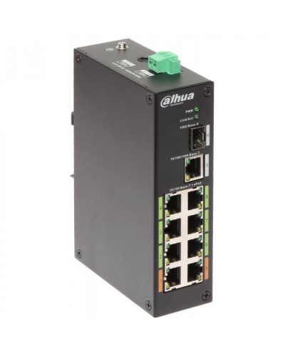 РоЕ-коммутатор 10-портовый Dahua DH-LR2110-8ET-120 в Октябрьском Коммутаторы Pintop.ru