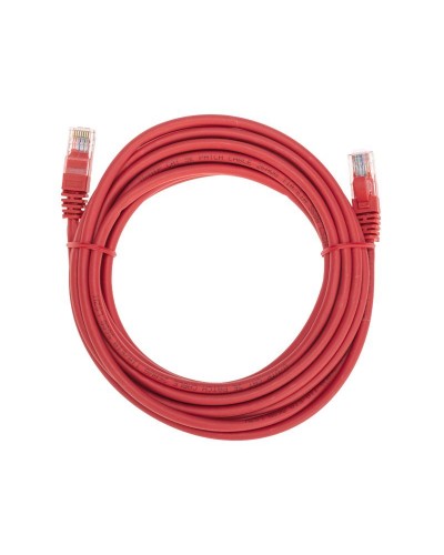 Патч-корд U/UTP, CAT 5e, RJ45-RJ45, 26AWG, LSZH, красный, 5м REXANT 02-0103-5 в Октябрьском Патчкорды (медные) Pintop.ru