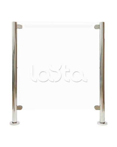 RUBEZH STRAZH Стойка вертикальная СВ-3Н (стекл.) в Октябрьском Ограждения Pintop.ru