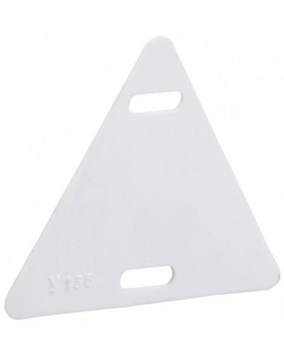 Бирка кабельная У-136 (треугольник 55х55х55мм) IEK UZMA-BIK-Y136-T в Октябрьском Аксессуары для кабель-канала Pintop.ru