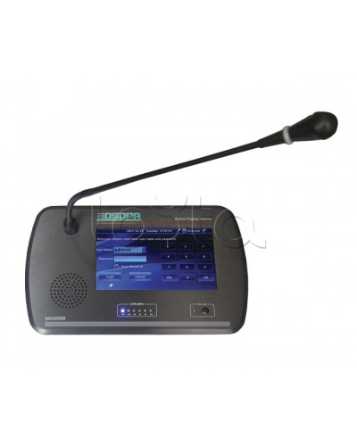 Консоль микрофонная DSPPA MAG-6588 в Октябрьском Система оповещения и трансляции Dsppa Pintop.ru