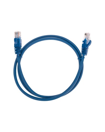 Патч-корд U/UTP, CAT 5e, RJ45-RJ45, 26AWG, LSZH, синий, 1м REXANT 02-0104-1 в Октябрьском Патчкорды (медные) Pintop.ru