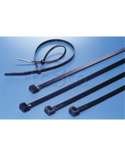 Хомут-стяжка нейлоновый, неоткрывающийся, 250х3.6 мм, черные Hyperline GT-250IBC (100 шт/уп) в Октябрьском Стяжки-хомуты Pintop.ru