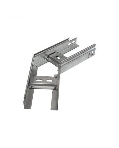 Угол горизонтальный 45 градусов лестничный 400х200 (1,5 мм) Промрукав (PR08.5474) в Октябрьском Аксессуары для лотков Pintop.ru