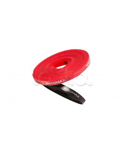 NIKOMAX (NMC-CTV05M-25-RL-GN) - Стяжка-липучка NIKOMAX нарезаемая, в рулоне 5м, ширина 25мм, зеленая в Октябрьском Стяжки-хомуты Pintop.ru
