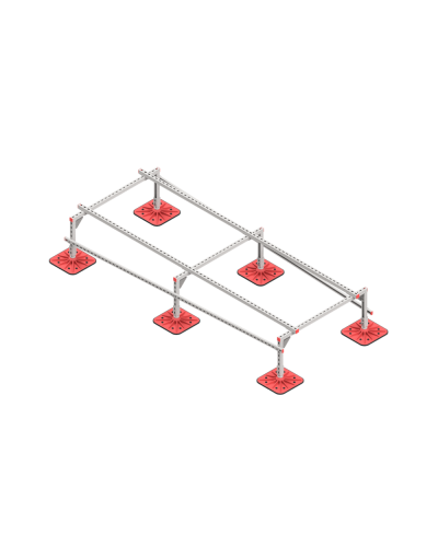 Опорная конструкция для установки оборудования TECHNORAPTOR FOOT 1200х3000 тип 1 HD КМ-профиль (KM-TR-F-SSEI-1200-3000-1 HD) в Октябрьском Системы видеонаблюдения Pintop.ru