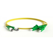 Патч-корд волоконно-оптический Hyperline FC-D2-9-FC/AR-LC/AR-H-5M-LSZH-YL