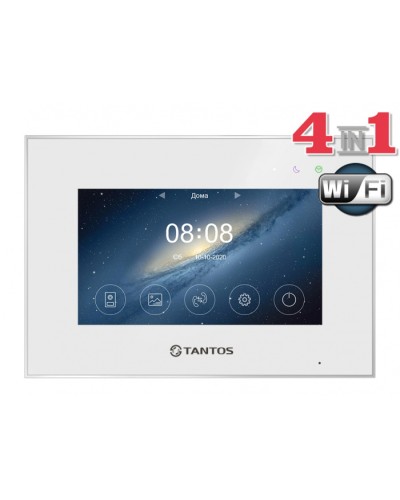Монитор цветного видеодомофона Tantos Marilyn HD Wi-Fi IPS (White) в Октябрьском Абонентские видеоустройства Pintop.ru