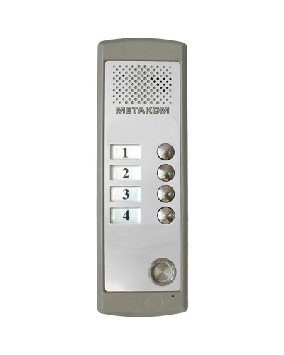 Блок вызова домофона Метаком MK4-K-TMV в Октябрьском Блоки вызова многоабонентные Pintop.ru