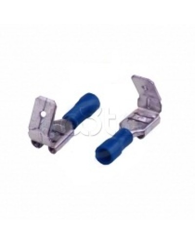 Клемма плоская изолированная 1.5-2.5 мм² (КПИ гнездо+штекер - 7.4мм+6.3мм) (100шт/уп) REXANT 08-0424 в Октябрьском Клеммные колодки Pintop.ru