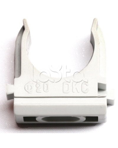 Держатель с защелкой, д.20мм, в упаковках по 10шт. DKC 51020R10 в Октябрьском Держатели, клипсы, скобы Pintop.ru