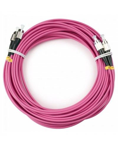 Шнур оптический duplex FC-FC 50/125 mm OM4 15м LSZH в Октябрьском Патч-корды оптические Pintop.ru