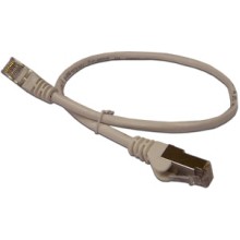 Патч-корд RJ45 - RJ45, 4 пары, FTP, категория 6, 1.5 м, серый LANMASTER LAN6-S45-45-1.5-GY