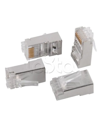 Разъём RJ-45 FTP для кабеля SOLID кат.6 ITK CS3-1C6FS в Октябрьском Коннекторы и разъемы Pintop.ru