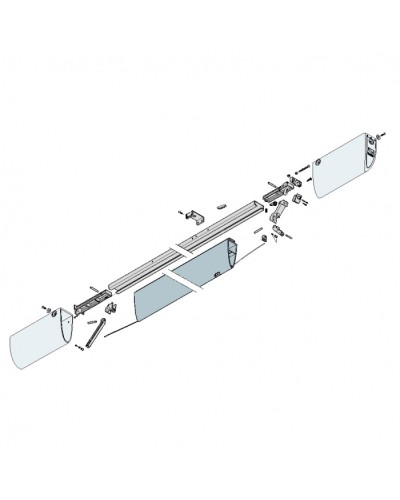 Механизм верхний профиля DF Came 119RIR226 в Октябрьском Запчасти для шлагбаумов и автоматики Pintop.ru