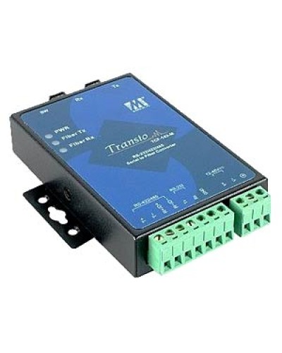 Конвертор RS-232/422/485 в оптику SM (ST) Moxa TCF-142-S-ST в Октябрьском Дополнительное оборудование для ОПС Pintop.ru