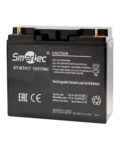 Аккумулятор Smartec ST-BT017 в Октябрьском Электротехническое оборудование Pintop.ru