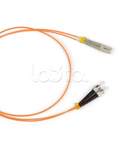 Патч-корд оптический LANMASTER LAN-ST-SC/SA-0.5 в Октябрьском Патч-корды и пигтейлы Pintop.ru