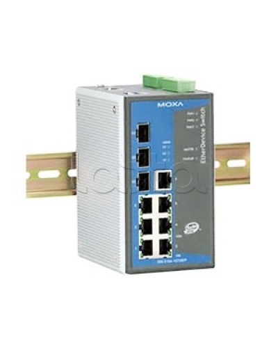 Коммутатор управляемый промышленный 10-портовый Moxa EDS-510A-3SFP в Октябрьском Коммутаторы Pintop.ru