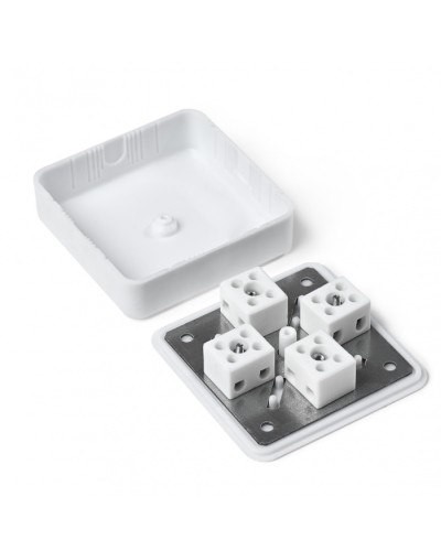 Коробка монтажная огнестойкая пластиковая КМОП IP31 (8к х 2,5мм²) 100х100х30 Пожтехкабель 072-023 в Октябрьском Распределительные коробки Pintop.ru