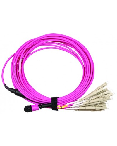 Сборка кабельная LANMASTER (LAN-12M-12LC/OM4-3.0) в Октябрьском Коннекторы Pintop.ru