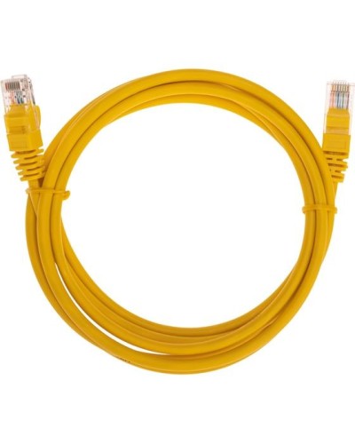 Патч-корд U/UTP, CAT 5e, RJ45-RJ45, 26AWG, LSZH, желтый, 2м REXANT 02-0105-2 в Октябрьском Патчкорды (медные) Pintop.ru