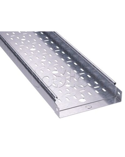 Лоток перфорированный 200x50x3000, толщина металла 1.5мм DKC 3526415 в Октябрьском Кабельные лотки Pintop.ru