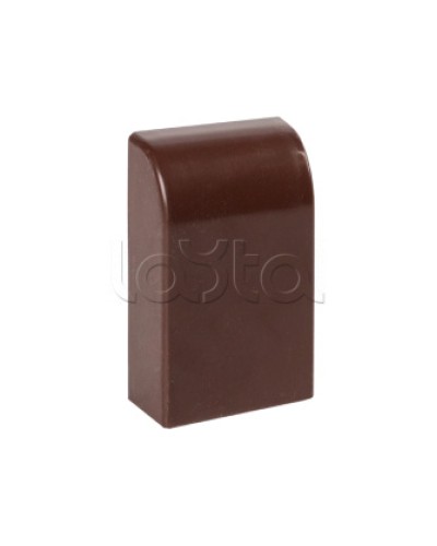 Заглушка (40х16) (4 шт) темное дерево EKF-Plast (ecd-40-16x4) в Октябрьском Аксессуары для кабель-канала Pintop.ru