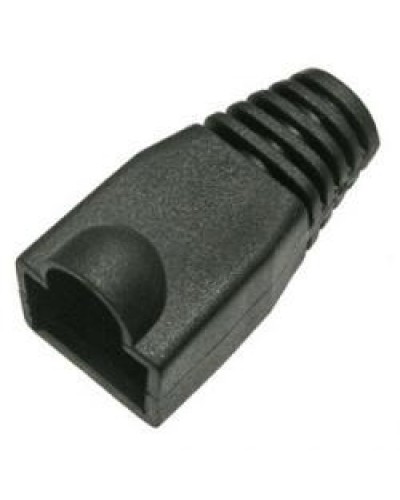 Колпачки защитные для кабеля 6,0мм cat.5, на соединение коннектора с кабелем (черный) TWT TWT-BO-6.0-BK/100 в Октябрьском Коннекторы Pintop.ru