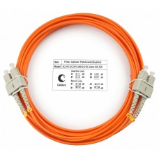 Шнур оптический duplex SC-SC 62,5/125 mm 5м LSZH Cabeus FOP-62-SC-SC-5m