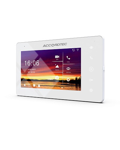 Видеодомофон 7 AccordTec AT-VD 710W K EXEL в Октябрьском Домофония Pintop.ru