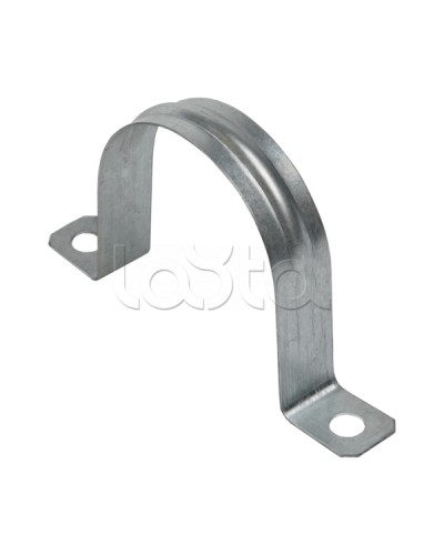 Скоба металлическая двухлапковая d48-50 мм (50 шт) EKF PROxima (sm-2-48-50) в Октябрьском Держатели, клипсы, скобы Pintop.ru