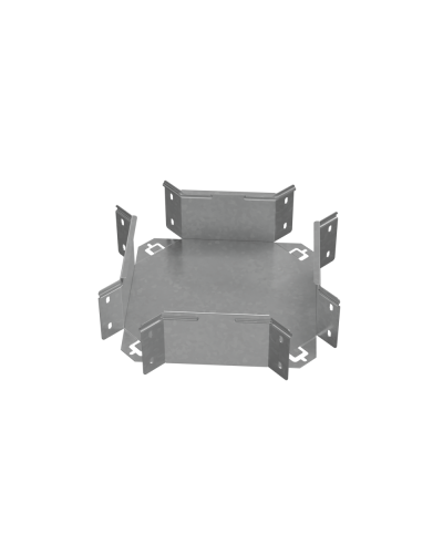 Х-разветвитель 100х100 мм ПЛЮС HD85 КМ-профиль (XDplus100-100 HD85) в Октябрьском Аксессуары для лотков Pintop.ru