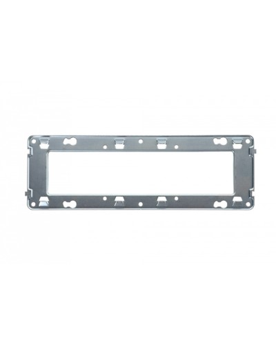 Универсальный суппорт для горизонтальных рамок 6 и 8 модулей французский стандарт Eurolan (16S-00-18WT) в Октябрьском Комбинированные настенные розетки Pintop.ru