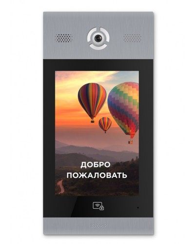 Видеопанель вызывная BAS-IP AA-14FB SILVER в Октябрьском Вызывные видеопанели малоабонентные Pintop.ru